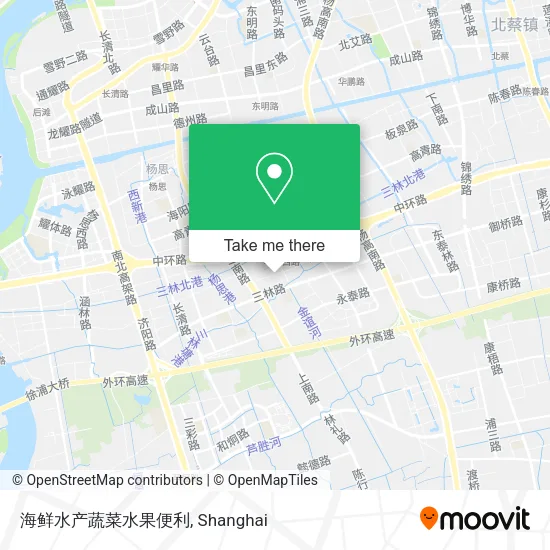 海鲜水产蔬菜水果便利 map