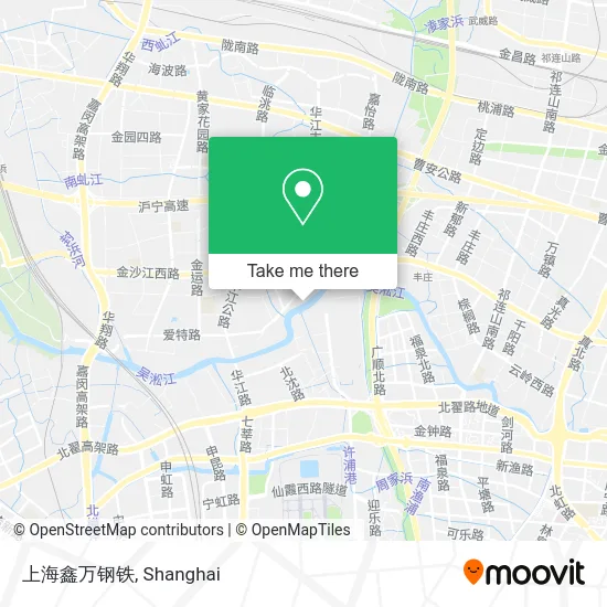 上海鑫万钢铁 map