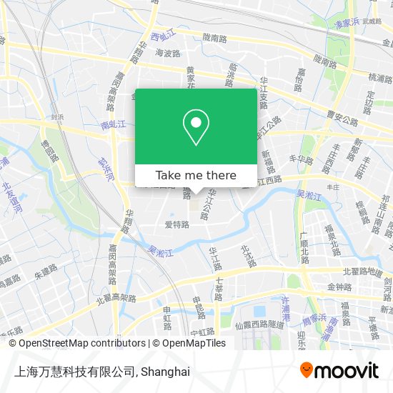 上海万慧科技有限公司 map