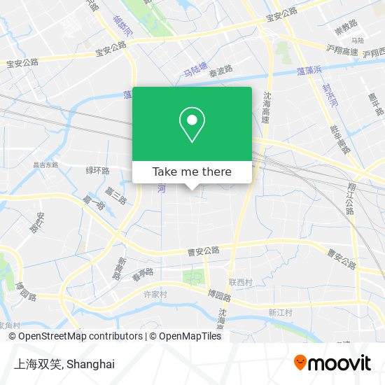 上海双笑 map