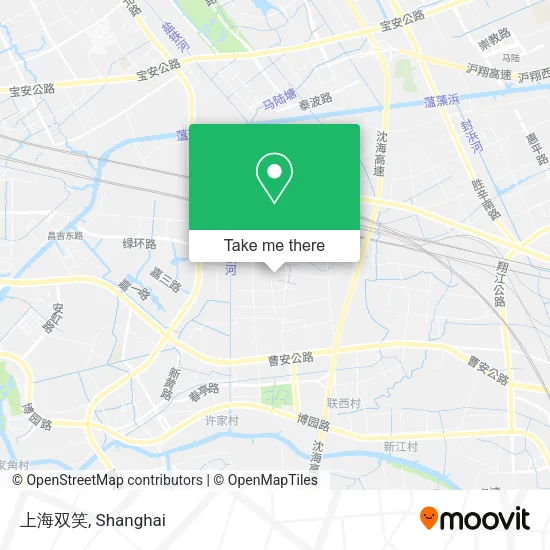 上海双笑 map