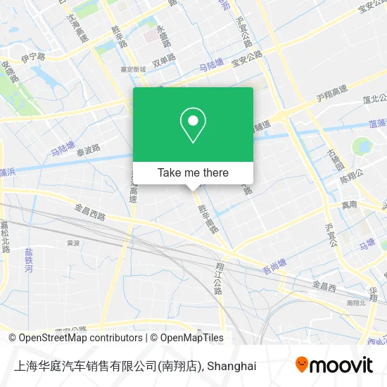上海华庭汽车销售有限公司(南翔店) map
