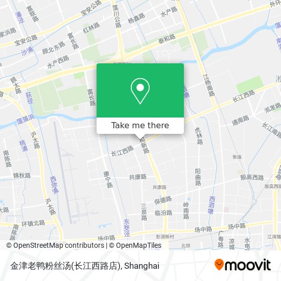 金津老鸭粉丝汤(长江西路店) map