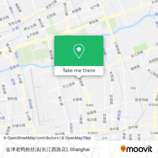 金津老鸭粉丝汤(长江西路店) map