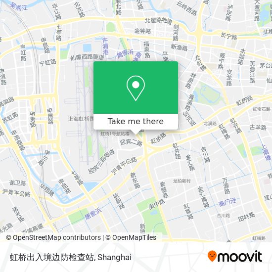 虹桥出入境边防检查站 map
