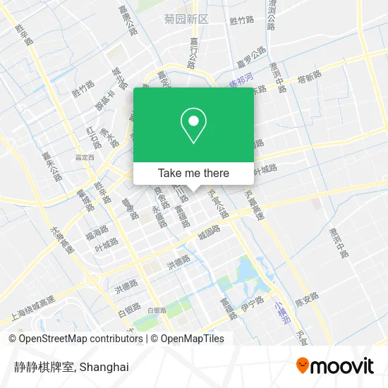静静棋牌室 map
