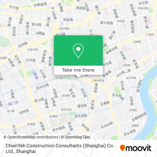 ChienYeh Construction Consultants (Shanghai) Co. Ltd. map