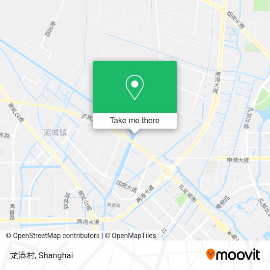 龙港村 map