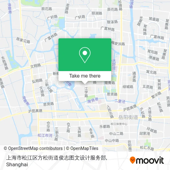 上海市松江区方松街道俊志图文设计服务部 map