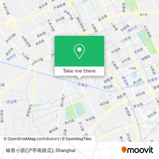 椒香小面(沪亭南路店) map
