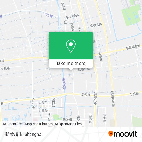 新荣超市 map