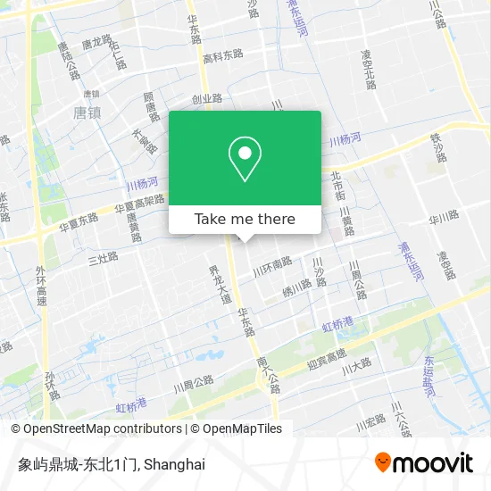象屿鼎城-东北1门 map