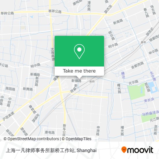上海一凡律师事务所新桥工作站 map