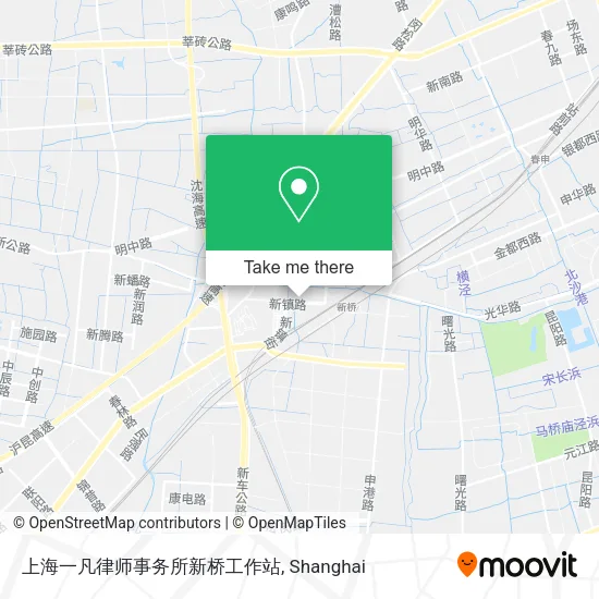 上海一凡律师事务所新桥工作站 map