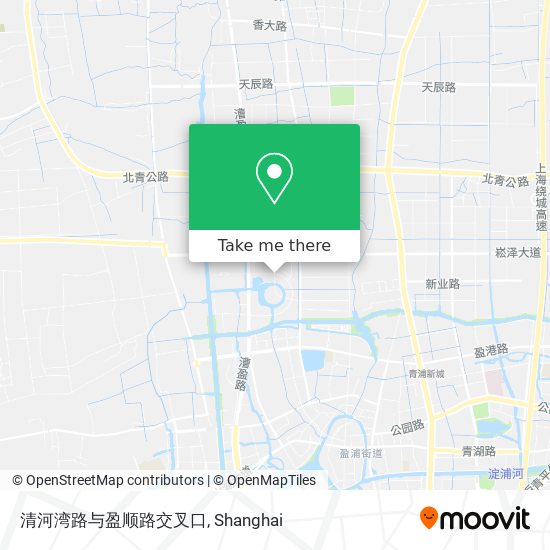 清河湾路与盈顺路交叉口 map