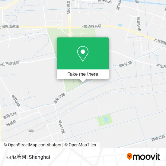 西沿塘河 map