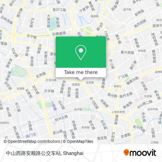 中山西路安顺路公交车站 map
