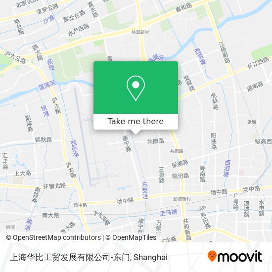 上海华比工贸发展有限公司-东门 map