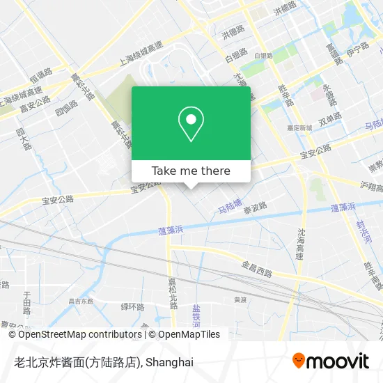 老北京炸酱面(方陆路店) map