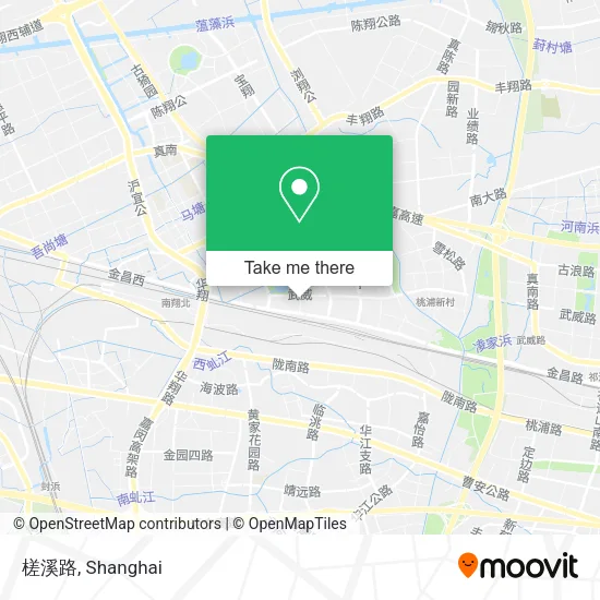 槎溪路 map