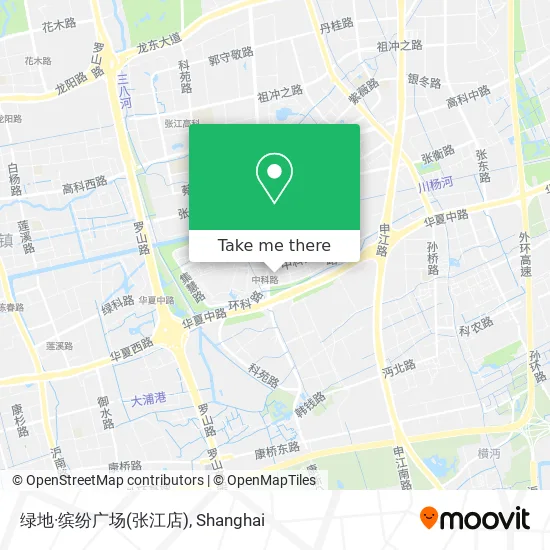 绿地·缤纷广场(张江店) map