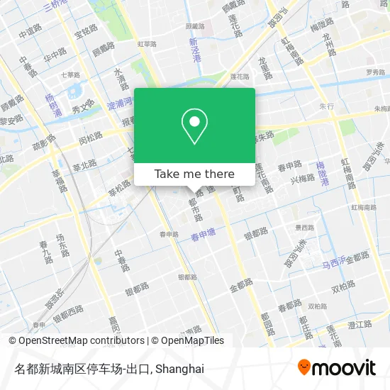 名都新城南区停车场-出口 map
