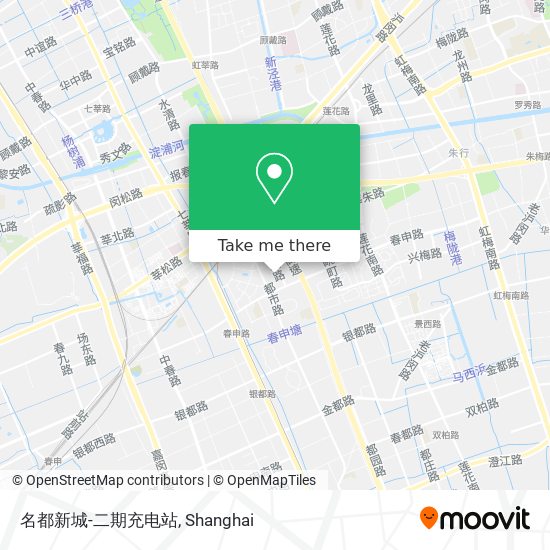 名都新城-二期充电站 map