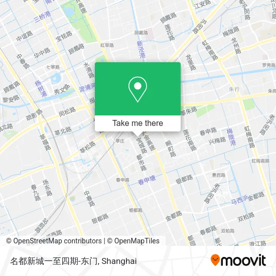 名都新城一至四期-东门 map