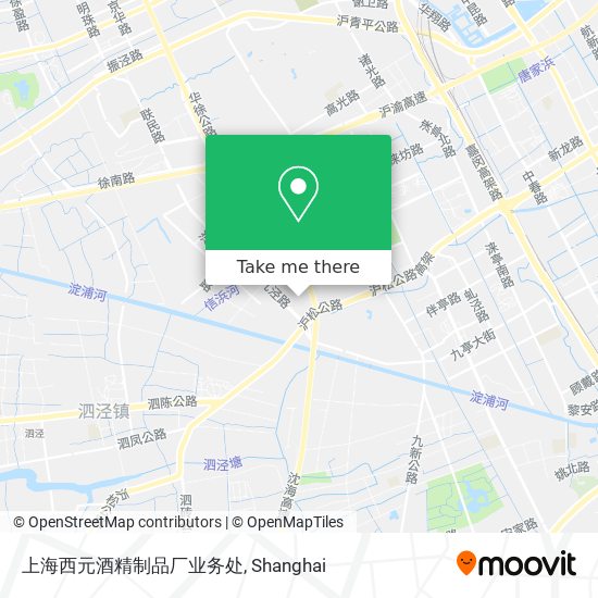 上海西元酒精制品厂业务处 map