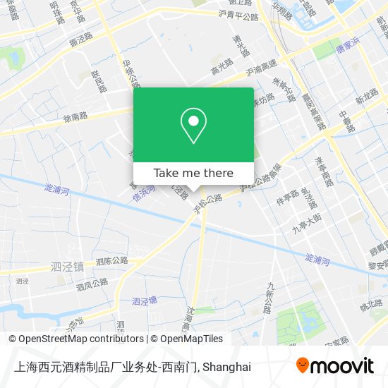 上海西元酒精制品厂业务处-西南门 map