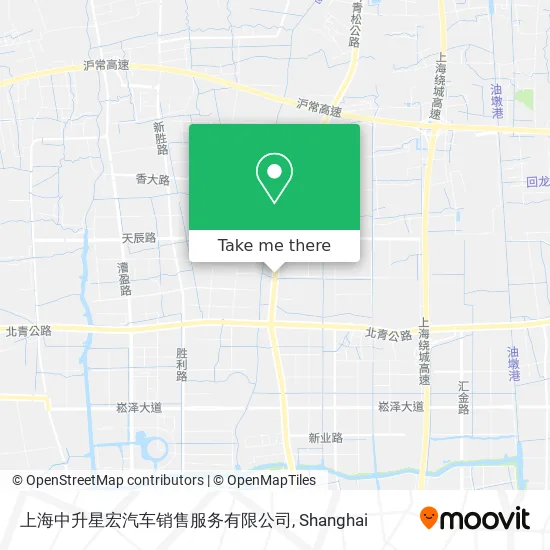 上海中升星宏汽车销售服务有限公司 map