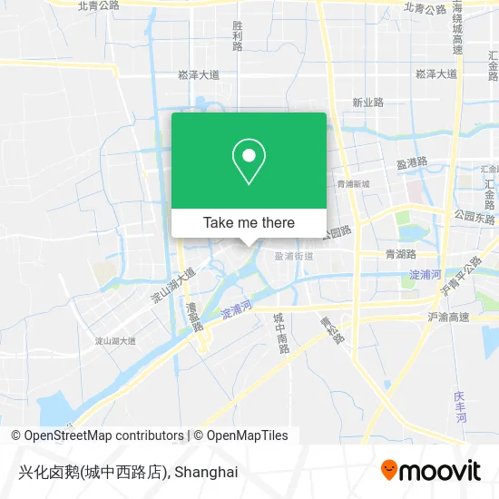 兴化卤鹅(城中西路店) map