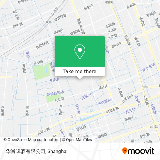 华肖啤酒有限公司 map
