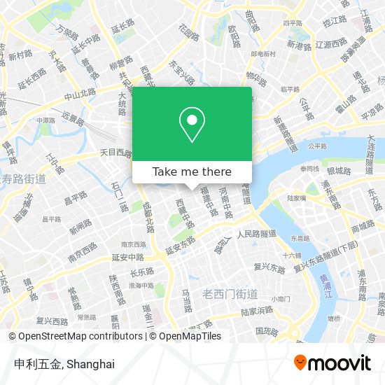申利五金 map