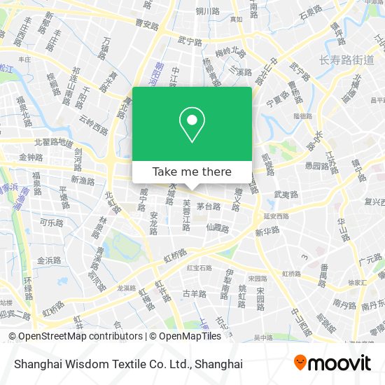 Shanghai Wisdom Textile Co. Ltd. map