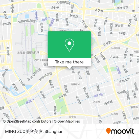 MING ZUO美容美发 map