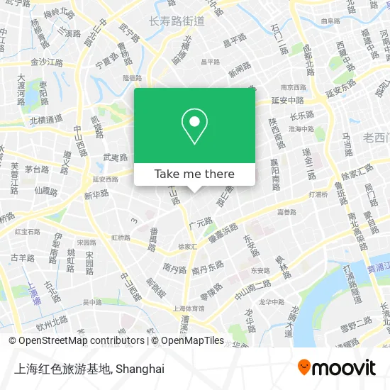 上海红色旅游基地 map