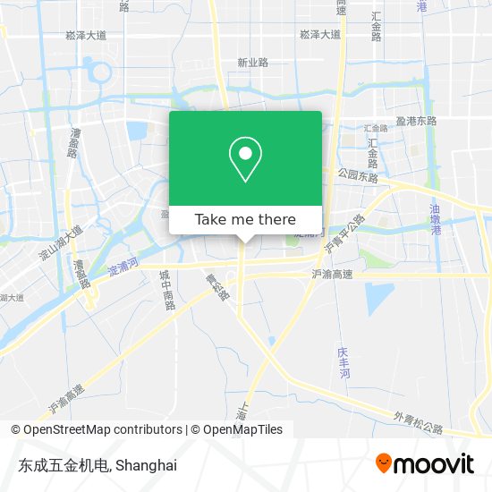 东成五金机电 map