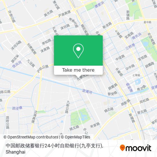 中国邮政储蓄银行24小时自助银行(九亭支行) map