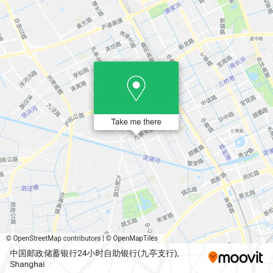 中国邮政储蓄银行24小时自助银行(九亭支行) map