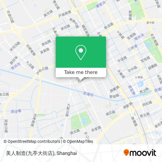 美人制造(九亭大街店) map