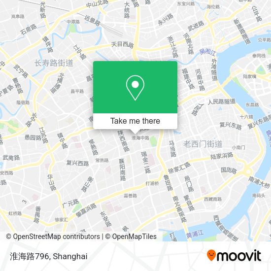 淮海路796 map