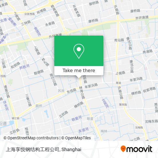 上海享悦钢结构工程公司 map