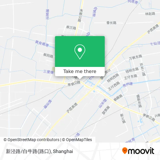 新泾路/白牛路(路口) map