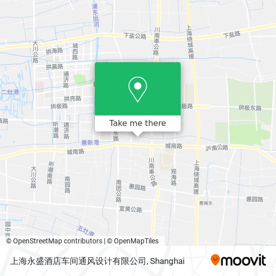 上海永盛酒店车间通风设计有限公司 map