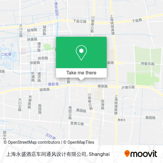 上海永盛酒店车间通风设计有限公司 map