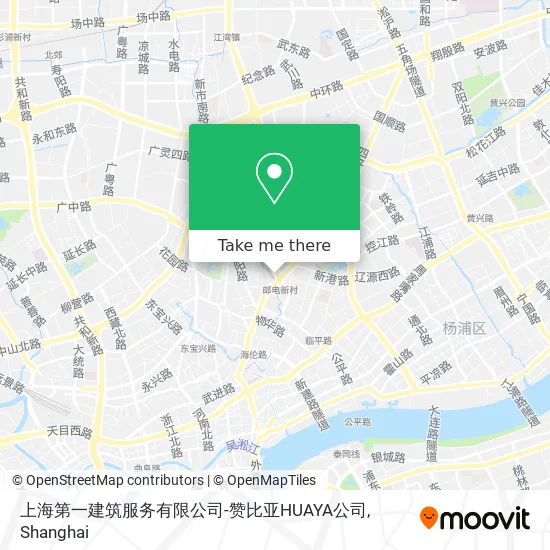 上海第一建筑服务有限公司-赞比亚HUAYA公司 map