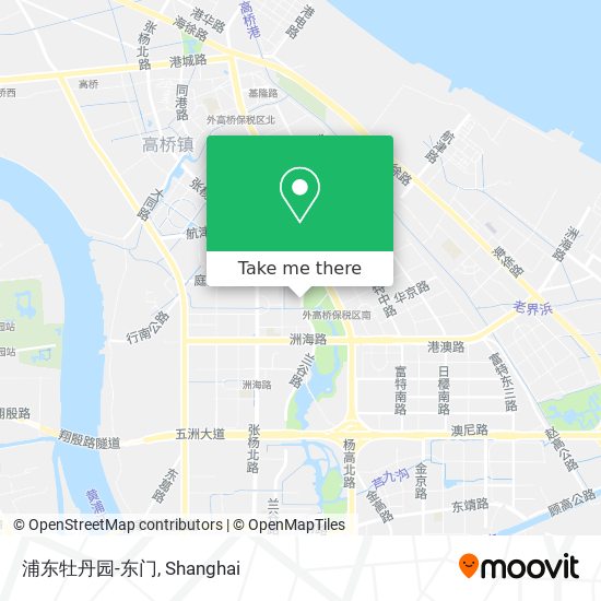 浦东牡丹园-东门 map