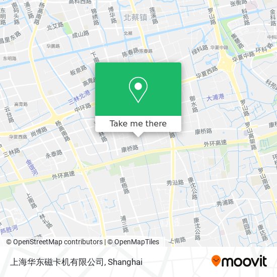 上海华东磁卡机有限公司 map