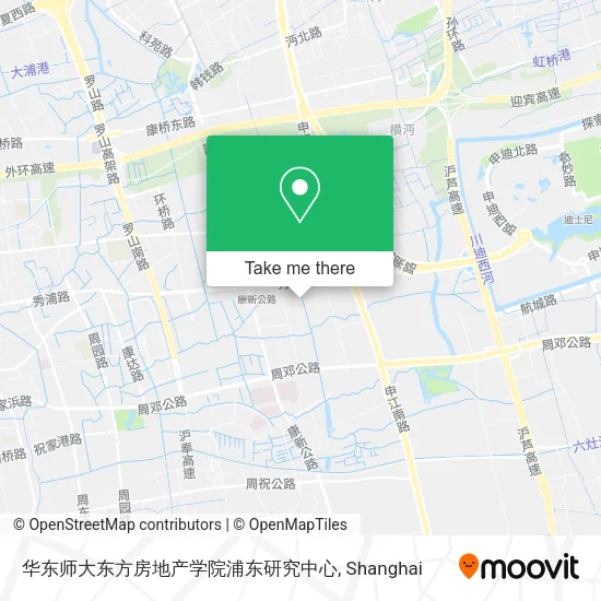 华东师大东方房地产学院浦东研究中心 map